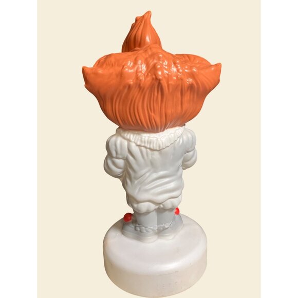 Pennywise IT Blow Mold 12" Halloween Lighted Decor Clown w/ Pumpkin - Picture 4 of 13